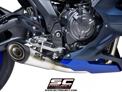 Výfuk SC Project YAMAHA YZF-R7 21-22 Celý výfukový systém 2-1 S1 Y36A-CDE41A