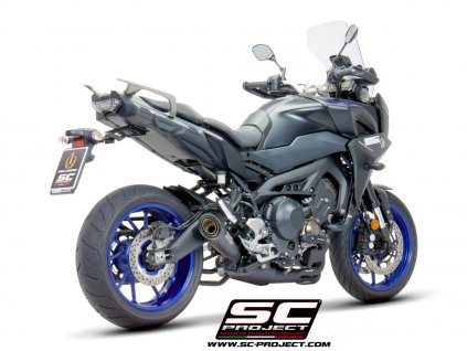 Výfuk SC Project YAMAHA TRACER 900  GT 17-20 Celý výfukový systém 3-1 S1 Y25A-C41MB