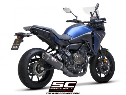 Výfuk SC Project YAMAHA TRACER 700 2020 /TRACER 7 21-22 - GT Celý výfukový systém 2-1 SC1-S Y33B-CMB125C