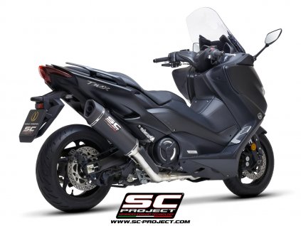 Výfuk SC Project YAMAHA T-MAX 560 20-21 Celý systém 2-1 SC1-R Y34A-C93C