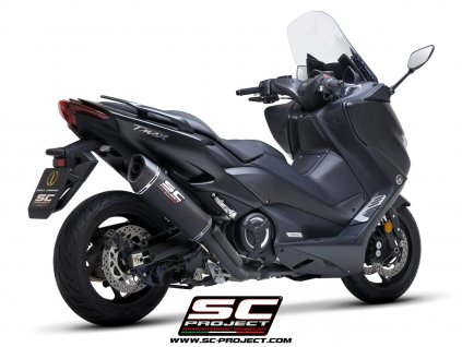 Výfuk SC Project YAMAHA T-MAX 560 20-21 Celý systém 2-1 SC1-R Y34A-CMB93C