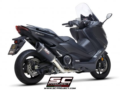 Výfuk SC Project YAMAHA T-MAX 560 20-21 Celý systém 2-1 SC1-R Y34A-CDE91C