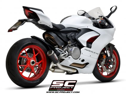 Výfuk SC Project DUCATI Panigale V2 20-22 Polovičný výfukový systém 2-1 CR-T M2 D35A-LT69CR