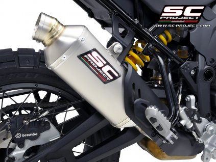 Výfuk SC Project DUCATI DESERTX 2022 Rally Raid D38A-T98T