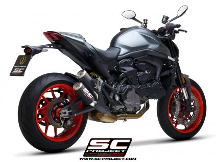 Výfuk SC Project DUCATI MONSTER 937 21-22 Dvojitý CR-T D37A-D38CR
