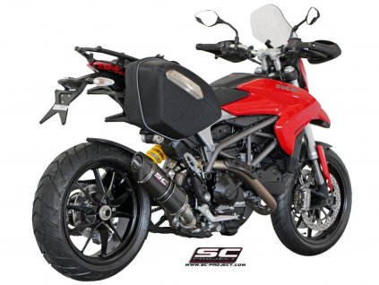 Výfuk SC Project DUCATI HYPERSTRADA 13-16 OVAL znížený D10B-L12C