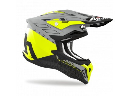 Prilba AIROH STRYCKER SKIN Yellow Matt 1