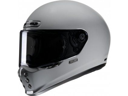 Prilba HJC V10 N.Grey lesklá šedá