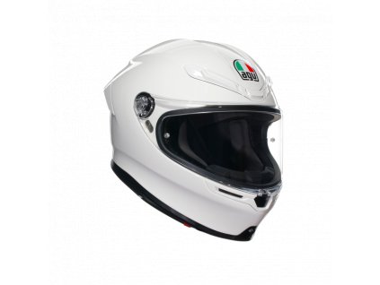 Prilba AGV K6 S WHITE lesklá biela