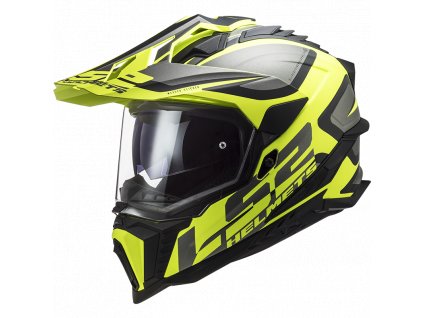 Prilba LS2 MX701 Explorer ALTER Matt Black H-V Yellow