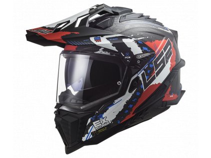 Prilba LS2 MX701 C Explorer EXTEND MATT RED