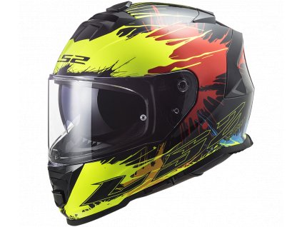 Prilba LS2 FF800 Storm DROP BLACK YELLOW RED