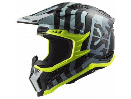 Prilba LS2 MX703 X FORCE CARBON BARRIER Sky Blue-06