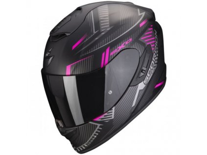 Prilba Scorpion EXO-1400 Evo Air Shell Matt Black Pink