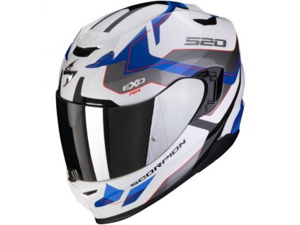 Prilba Scorpion EXO-520 Evo Air Elan White Blue