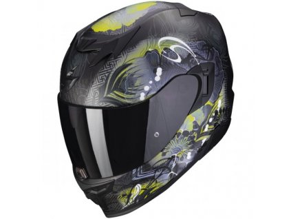 Prilba Scorpion EXO-520 Evo Air Melrose Matt Black Yellow