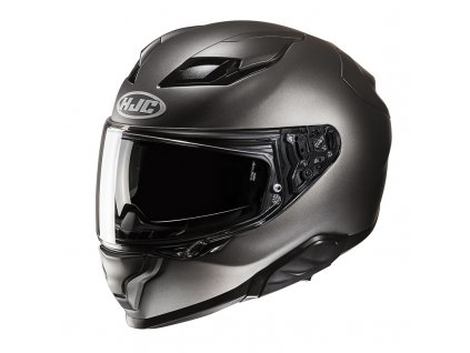 Prilba HJC F71 SOLID SEMI FLAT TITANIUM