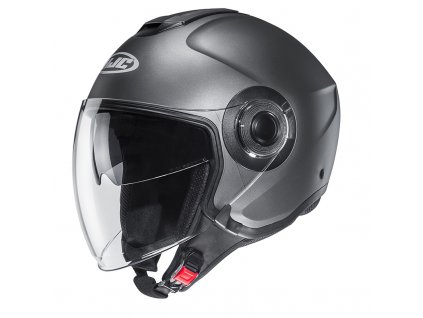 Prilba HJC i40N SOLID SEMI FLAT TITANIUM