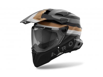 Prilba AIROH COMMANDER 2 DOOM Gold Matt