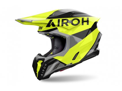 Prilba AIROH TWIST 3 KING Yellow Gloss