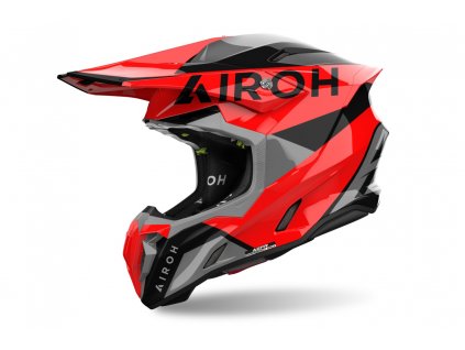 Prilba AIROH TWIST 3 KING Red Gloss