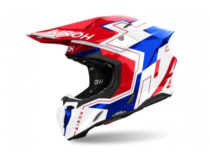 Prilba AIROH TWIST 3 DIZZY Blue Red Gloss