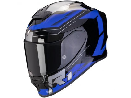Prilba Scorpion EXO R1 Evo Air Blaze Black Blue