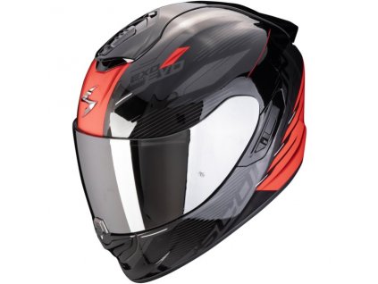 Prilba Scorpion EXO 1400 Evo II Air Luma Black Red