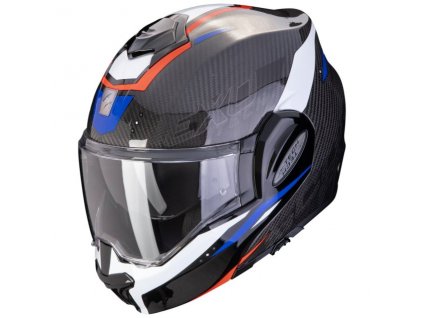 Prilba Scorpion EXO-TECH Evo Carbon Rover Black Red Blue