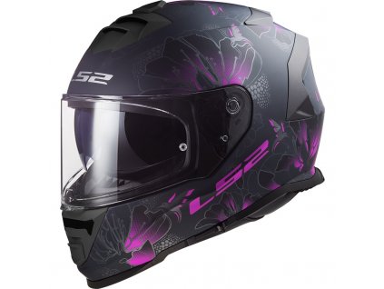 Prilba LS2 FF800 Storm II BURST MATT BLACK PINK 06