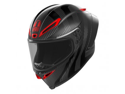 Prilba AGV Pista GP RR Intrepido Matt Carbon Black Red