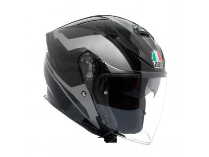 Prilba AGV K5 JET EVO Tune Grey Black