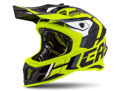 Prilba CASSIDA Cross Pro 2 CONTRA Fluo žltá čierna šedá biela