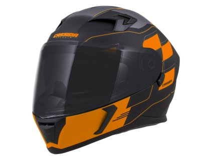 Prilba CASSIDA INTEGRAL 3.0 ROXOR Matná čierna šedá oranžová 4