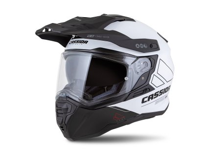 Prilba CASSIDA ROAD RUNNER Dual Biela čierna