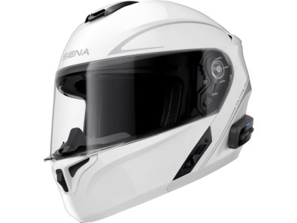 Prilba SENA OUTRUSH R Gloss white vyklápacia prilba