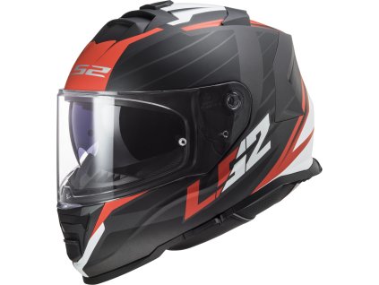 Prilba LS2 FF800 Storm II NERVE MATT BLACK RED 06