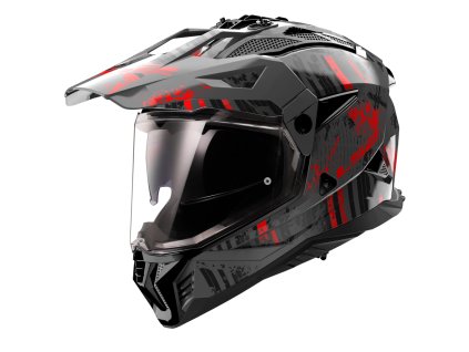 Prilba LS2 MX702 PIONEER II CRAZY BLACK RED 06