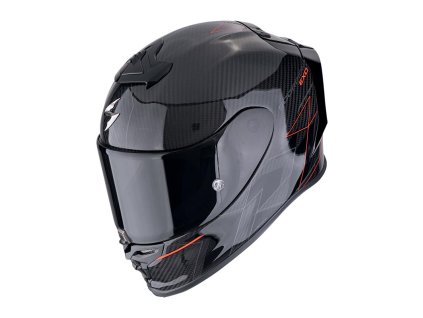 Prilba Scorpion EXO R1 Evo Carbon Air CYNERGY Black Red
