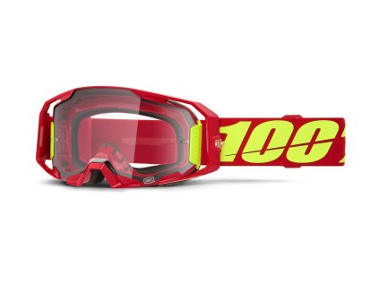 Okuliare ARMATIC 100% červené, číre plexi