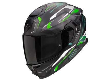 Prilba Scorpion EXO GT SP AIR AUGUSTA Matt Black Grey Green