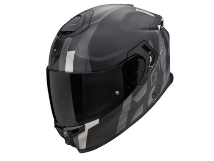 Prilba Scorpion EXO GT SP AIR TOURADVEN Matt Black Silver