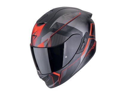 Prilba Scorpion EXO 1400 Evo II Air INTENSIO Black Red