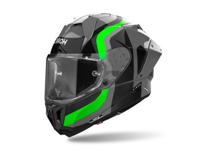 Prilba AIROH GP800 COMPETITION Green Fluo Gloss