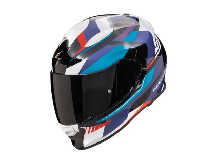 Prilba Scorpion EXO 491 ABILIS Black Blue Red