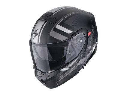 Prilba Scorpion EXO 930 Evo Ardens Matt Black Silver