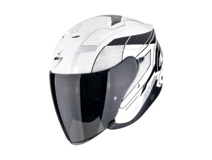 Prilba Scorpion EXO Z1 VUE White Black Silver