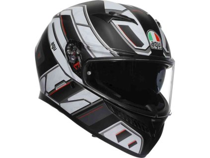 Prilba AGV K3 Rivia Matt Black White