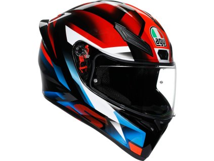 Prilba AGV K1 S Fastlap Black Red Blue