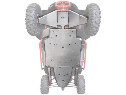 Kryty podvozku ALU pre SEGWAY VILLAIN SX10 XRW Racing